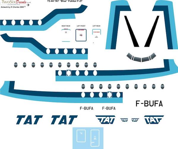 Fokker F27 Friendship (TAT Blue)  72-44