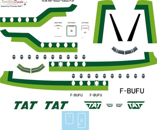 Fokker F27 Friendship (TAT Green)  72-45