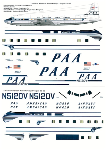 Douglas DC6B (Pan American Airlines) 72-50