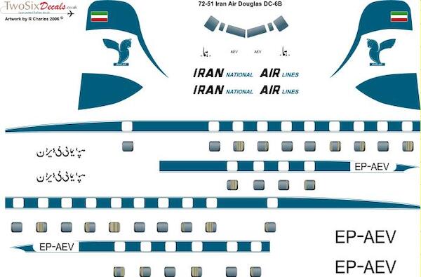 Douglas DC6B (Iran Air)  72-51