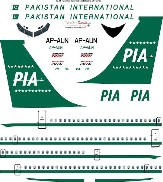 Boeing 707-320C (PIA Delivery scheme) 72-55