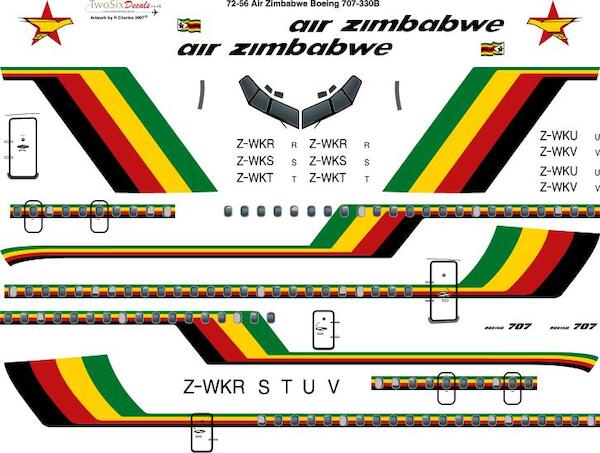 Boeing 707-330B (Air Zimbabwe) 72-56