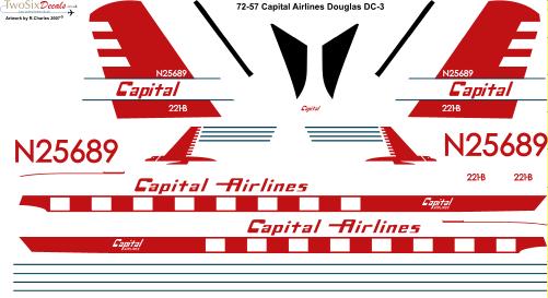 Douglas DC3 (Capital)  72-57