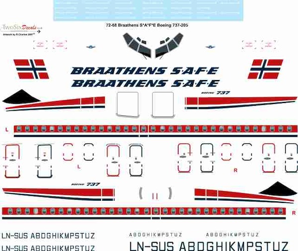 Boeing 737-200 (Braathens) 72-68