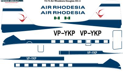 Douglas DC3 (Air Rhodesia)  72-73