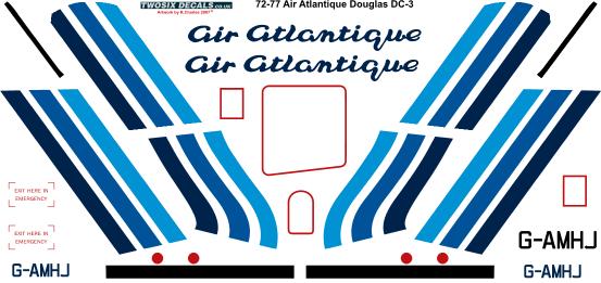 Douglas DC3 (Air Atlantique Blue) 72-77