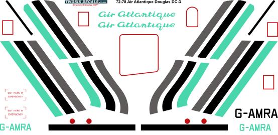 Douglas DC3 (Air Atlantique Green)  72-79