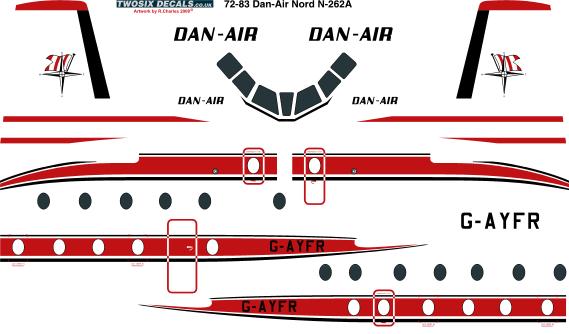 Nord 262 (Dan-Air) 72-83