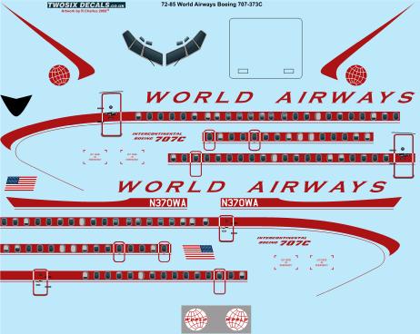 Boeing 707-373C (World Airways) 72-85