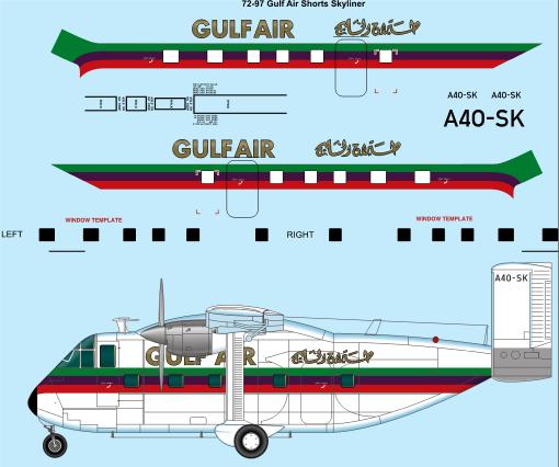 Short Skyliner (Gulf Air)  72-97