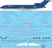 Boeing 727-200 (Braniff Corvette Blue) BN14409