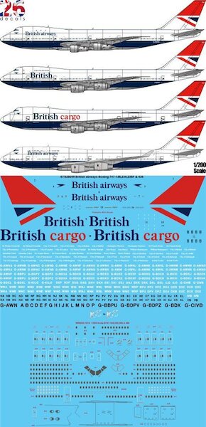 Boeing 747-100/200/400 (British Airways Negus scheme) STS20009