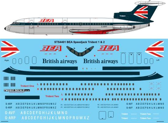 HS121 Trident (BEA Speedjack)  sts4401