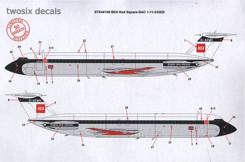 BAC 1-11 (Red Square BEA)  sts44146