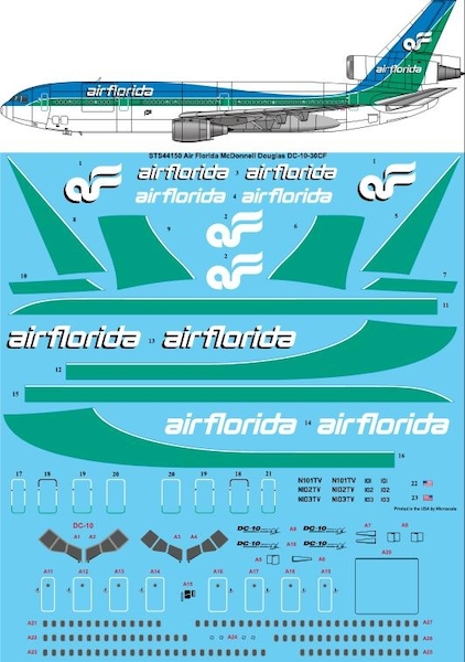McDonnell Douglas DC10-30CF (Air Florida) sts44150