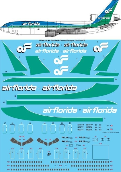 McDonnell Douglas DC10-30CF (Air Florida)  sts44150