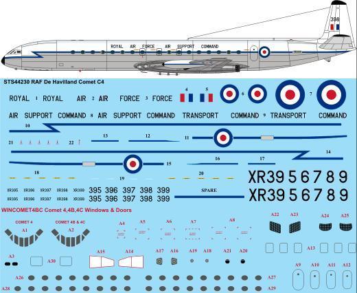 De Havilland Comet C4 (RAF)  sts44230