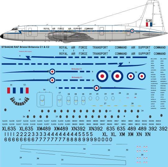 Bristol Britannia C1/2 (RAF) sts44246