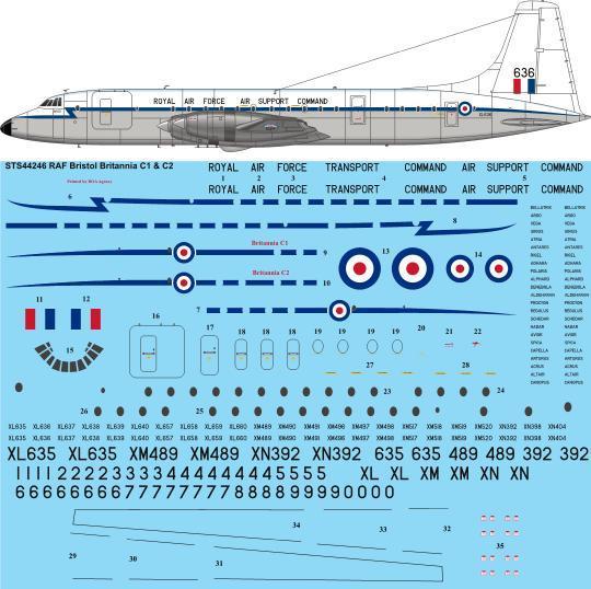 Bristol Britannia C1/2 (RAF)  sts44246