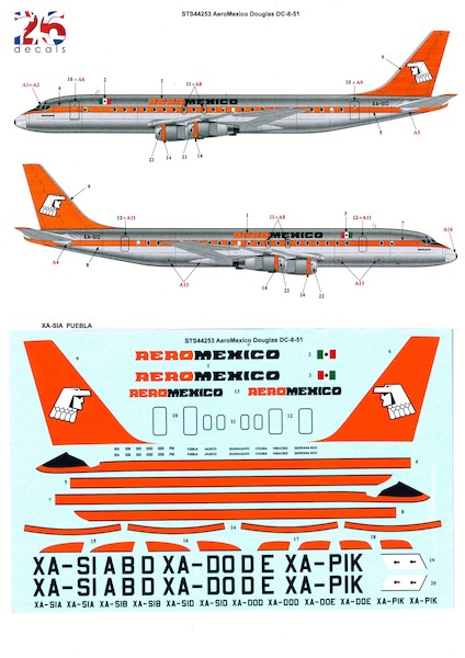 Douglas DC8-51 (AeroMexico) sts44253