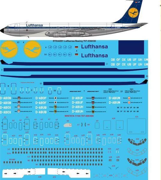 Boeing 707-330B/430 (Lufthansa 1970's)  STS44291