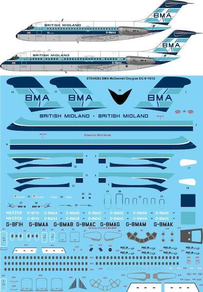 McDonnell Douglas DC9-14/32 (British Midlands BMA Delivery) STS44292