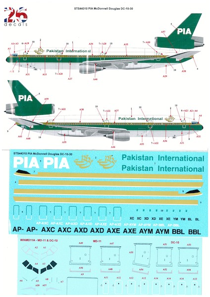 Douglas DC10-30 (PIA Pakistan International Airlines) sts44310