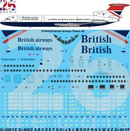 HS121 Trident 3B (British Airways) sts44320