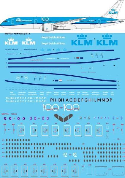 Boeing 787-9 Dreamliner (KLM New Colours - no 100 years logo!)  sts44323