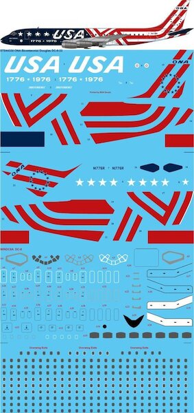 Douglas DC8-32 (ONA Bicentennial N1776R "Independence") sts44330