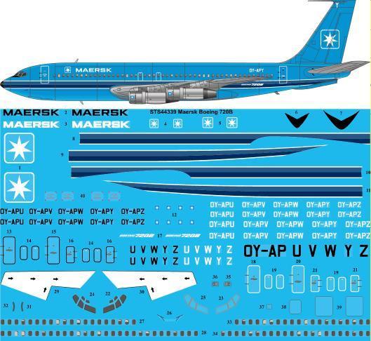 Boeing 720B (Maersk) sts44339