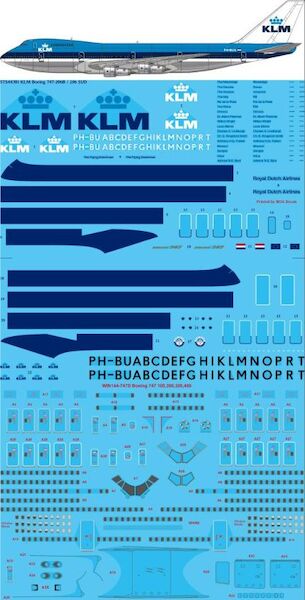 Boeing 747-200 (KLM - Last scheme)  sts44381