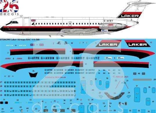 BAC1-11-300 (Laker)  sts44390