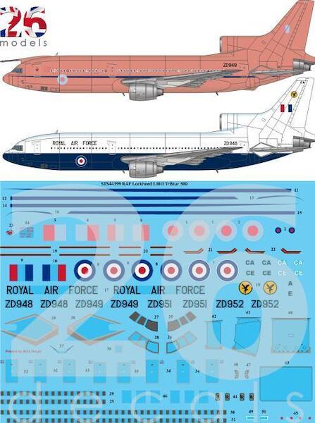 Lockheed Tristar 500 (RAF)  sts44399