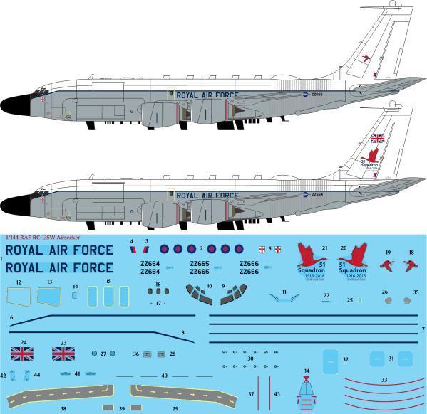 Boeing RC135W Airseeker (RAF  sts44410