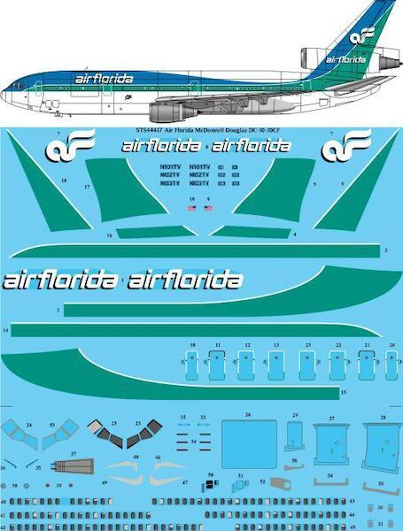Mc Donnell Douglas DC10-30CF (Air Florida) sts44417