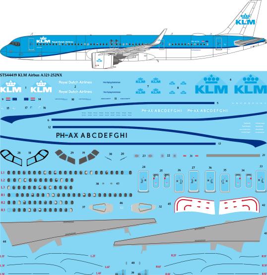 Airbus A321NEO (KLM) sts44419