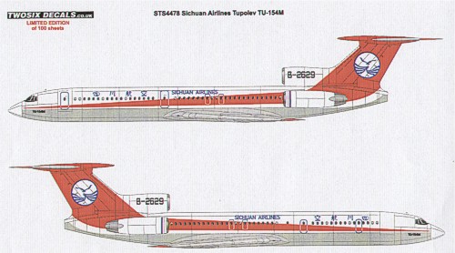 Tupolev Tu154M (Sichuan Airlines)  sts4478