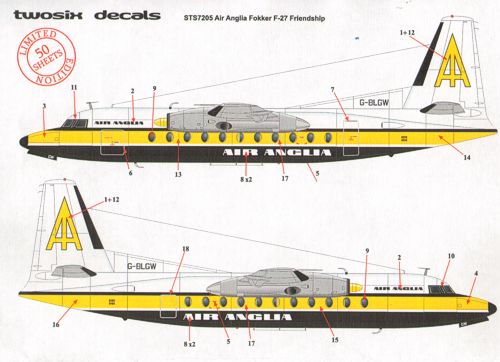 Fokker F27-200 Friendship (Air Anglia) sts7205
