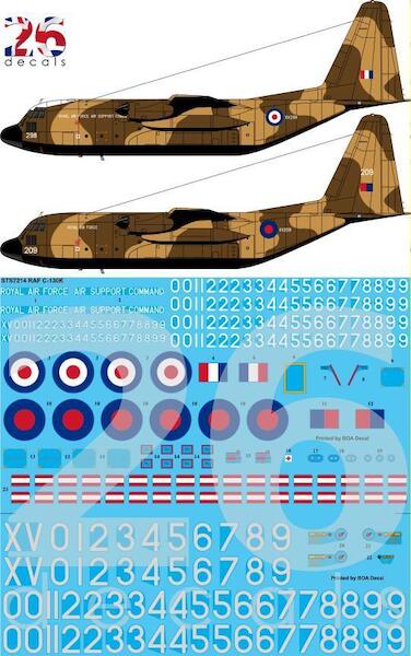 Lockheed C130K Hercules (RAF early Schemes) NOW FOR ZVEZDA KIT sts7214A