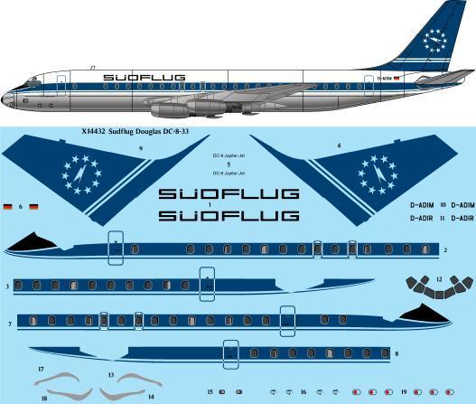 Douglas DC8-33 (Sudflug)  x14432