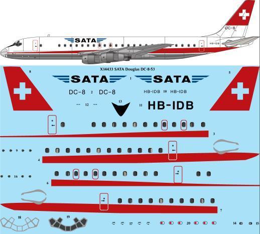 Douglas DC8-53 (SATA)  x14433
