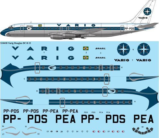 Douglas DC8-33 (VARIG) x14437