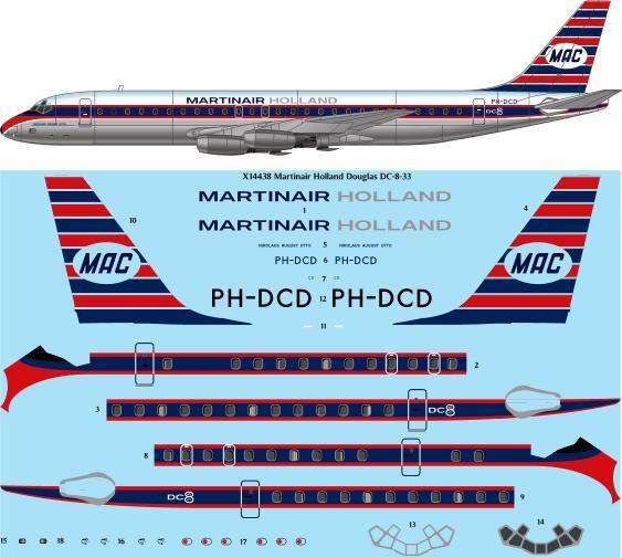Douglas DC8-33 (Martinair)  x14438