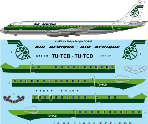 Douglas DC8-33 (Air Afrique) x14439