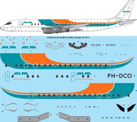 Douglas DC8-53 (ALM Antillean Airlines)  x14444