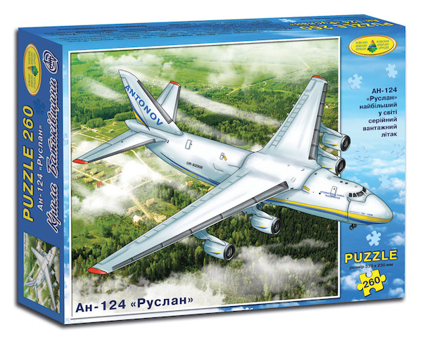 Jigsaw puzzle: Antonov AN-124 Antonov Airlines 260 pieces PUZ AN-124