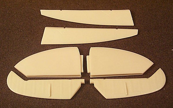 Supermarine Spitfire MKIX early style control surfaces (Hasegawa)  48085