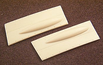 Supermarine Spitfire MKIX C wing Cannon bay covers (Hasegawa)  48091