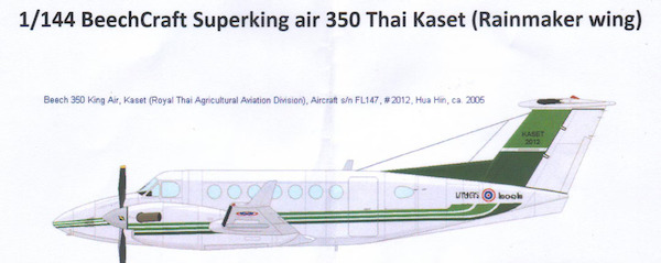 Beech King Air 350 (Thai KASET Rainaker wing) YOX-3